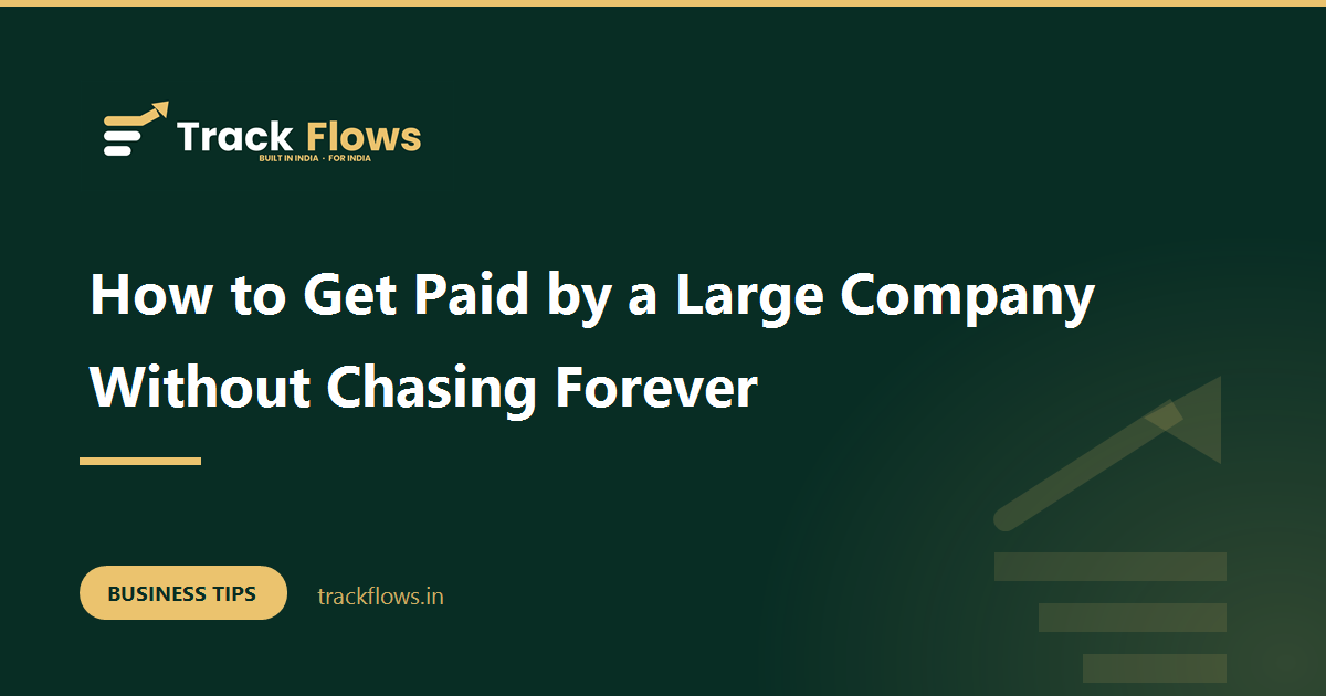 How to Get Paid by a Large Company Without Chasing Forever