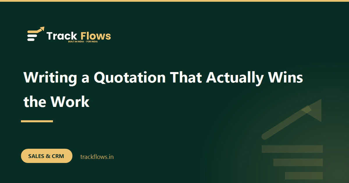 Writing a Quotation That Actually Wins the Work