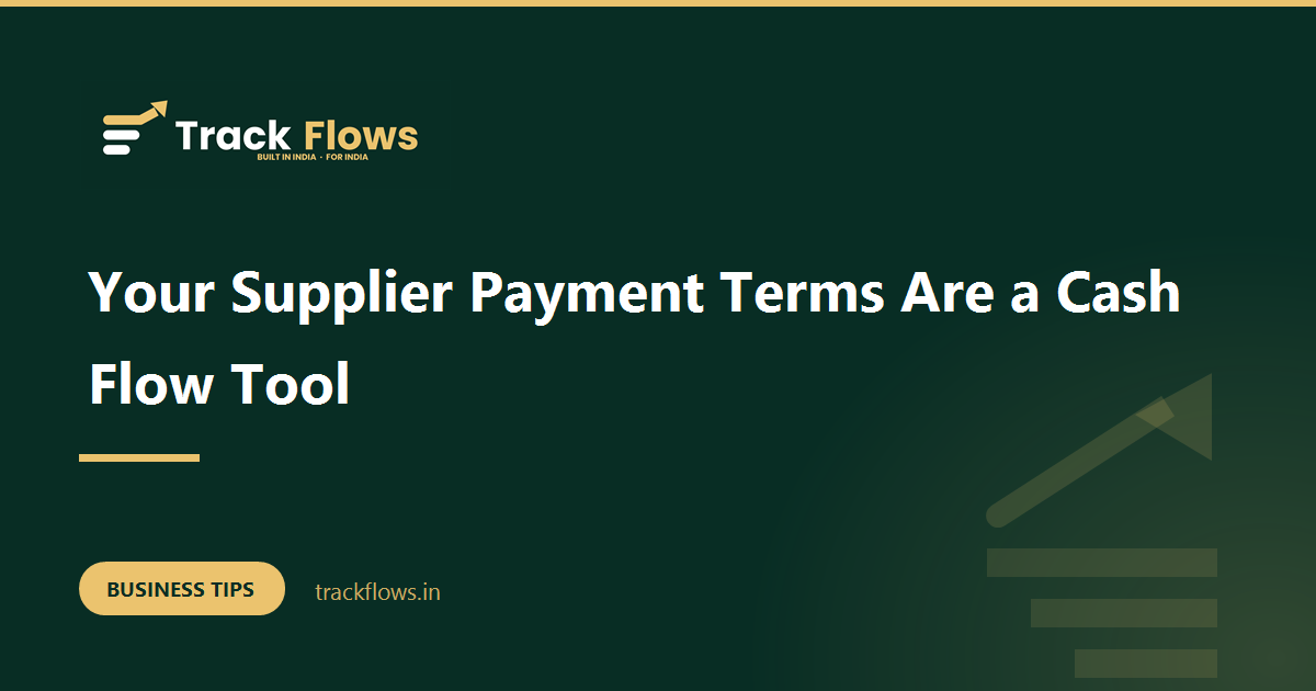 Your Supplier Payment Terms Are a Cash Flow Tool