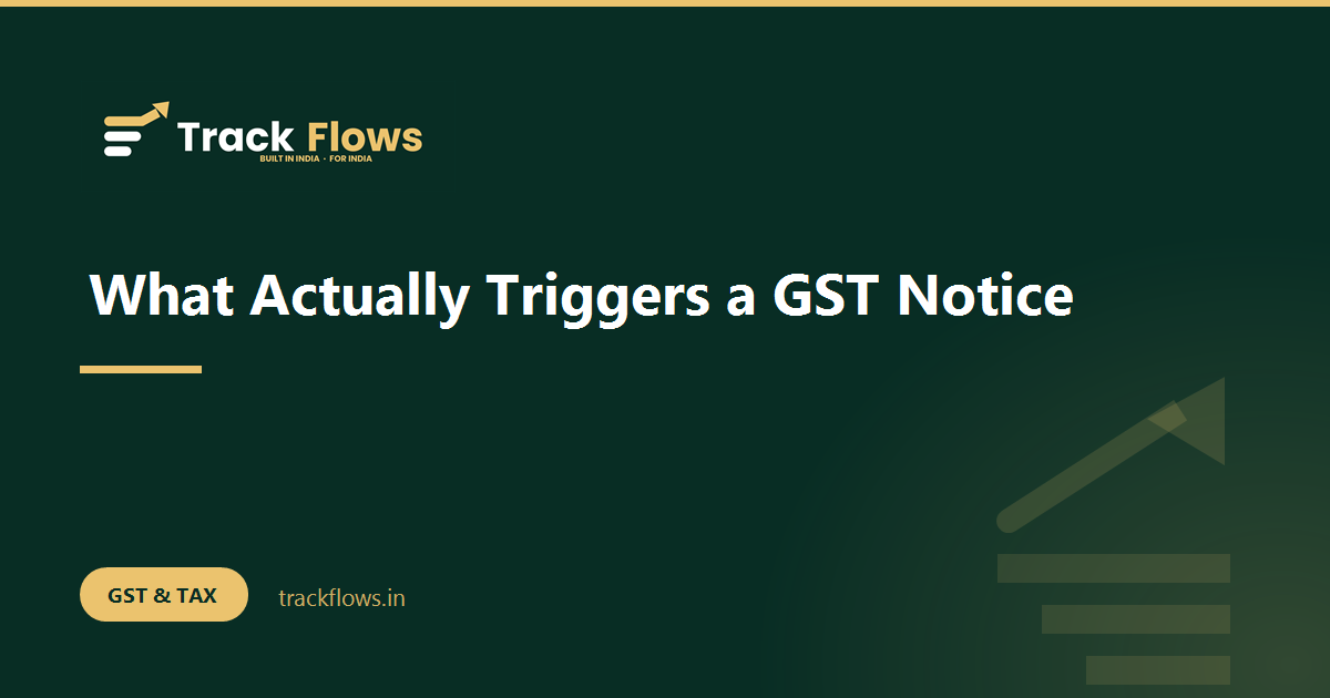 What Actually Triggers a GST Notice